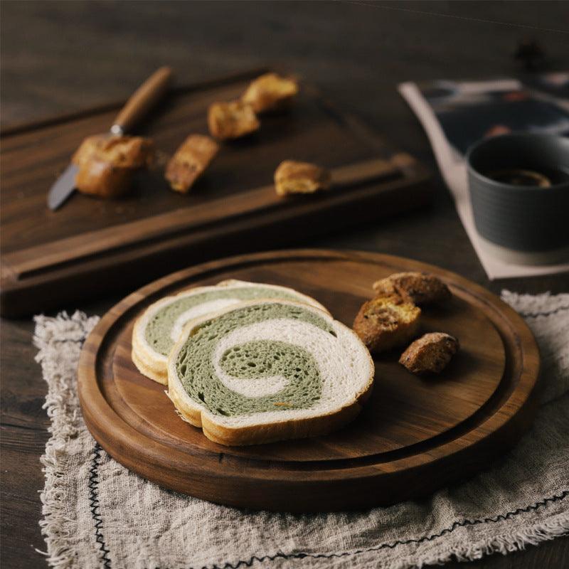 Shiro & Co. | Black Walnut Wood Cutting Board Creative Whole Tray Fruit Chopping Cutting Board Wood Chopping Blocks For Kitchen – Japanese Style Ceramic Tableware - Shiro & Co.