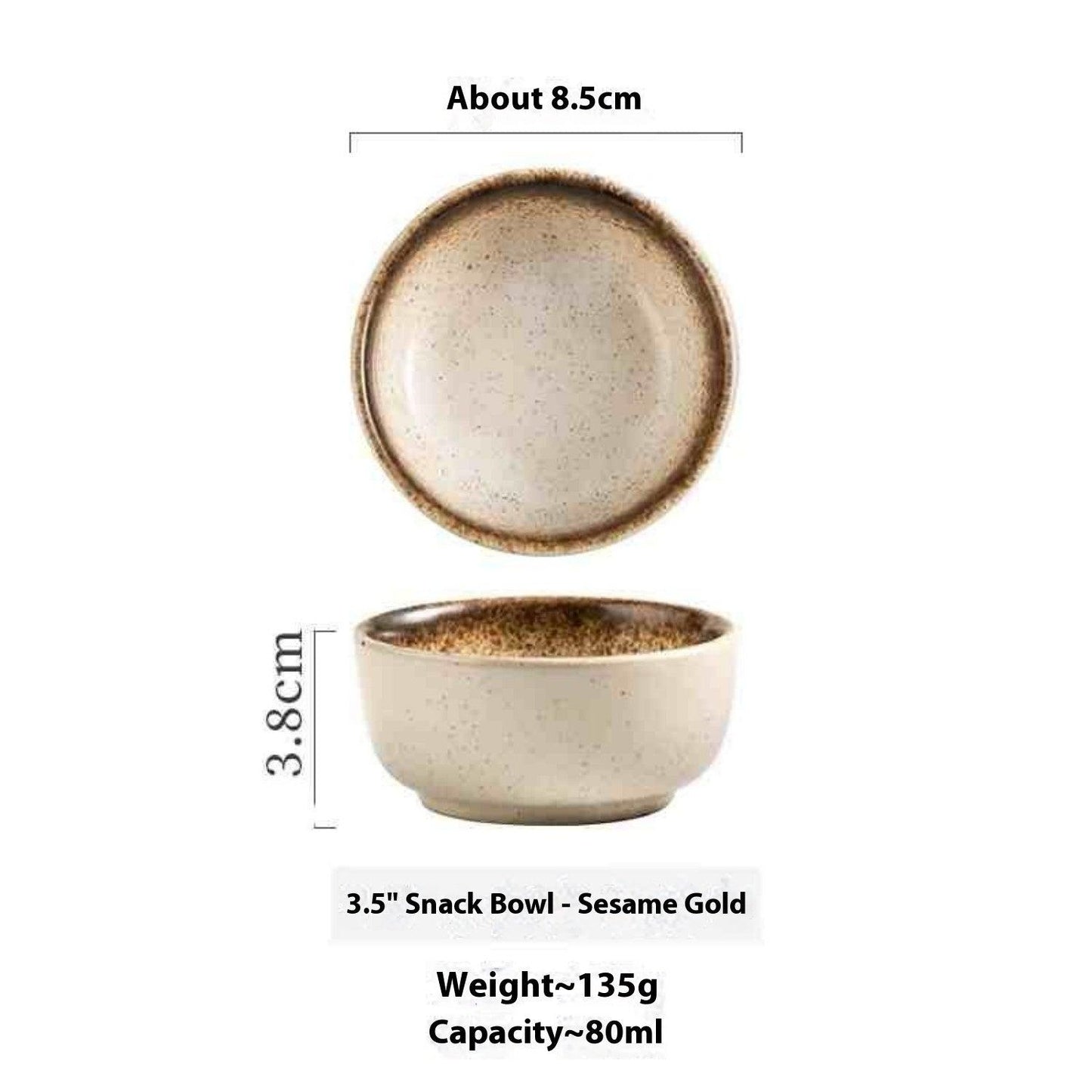 Shiro & Co. | 3.5-inch Bowl Japanese Ceramic – Japanese Style Ceramic Tableware - Shiro & Co.