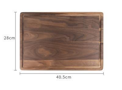 Shiro & Co. | Black Walnut Wood Cutting Board Creative Whole Tray Fruit Chopping Cutting Board Wood Chopping Blocks For Kitchen – Japanese Style Ceramic Tableware - Shiro & Co.